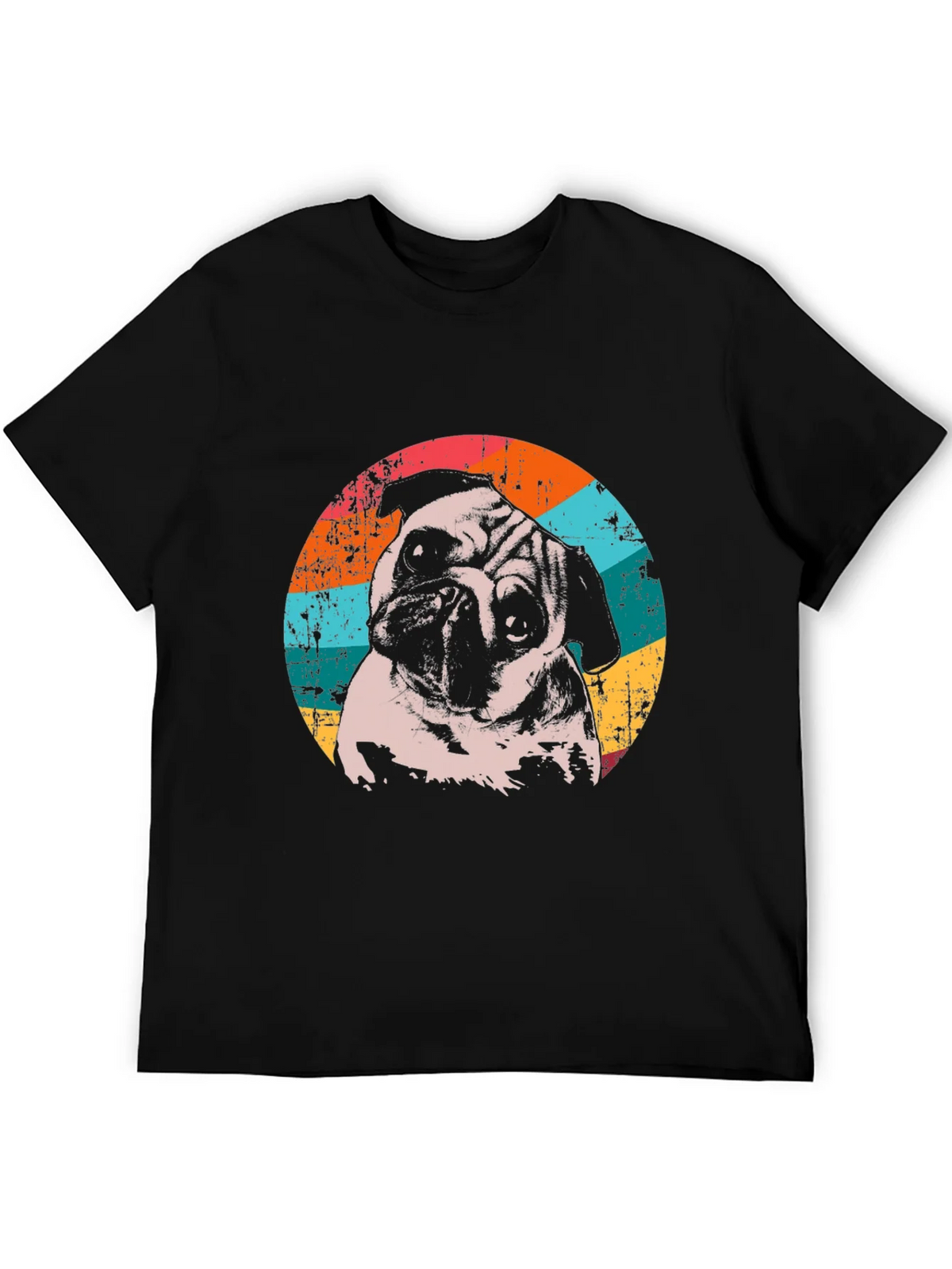 Retro Pug Graphic T-Shirt - Unique Dog Lover Tee product image 8