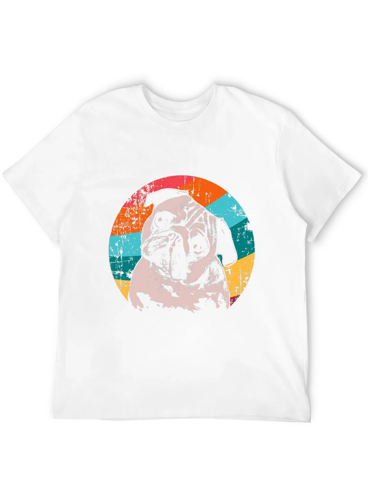 Retro Pug Graphic T-Shirt - Unique Dog Lover Tee product image 3