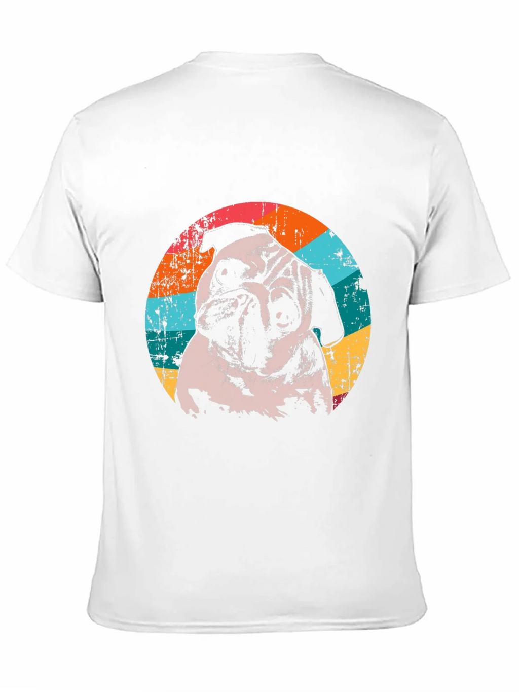 Retro Pug Graphic T-Shirt - Unique Dog Lover Tee product image 2