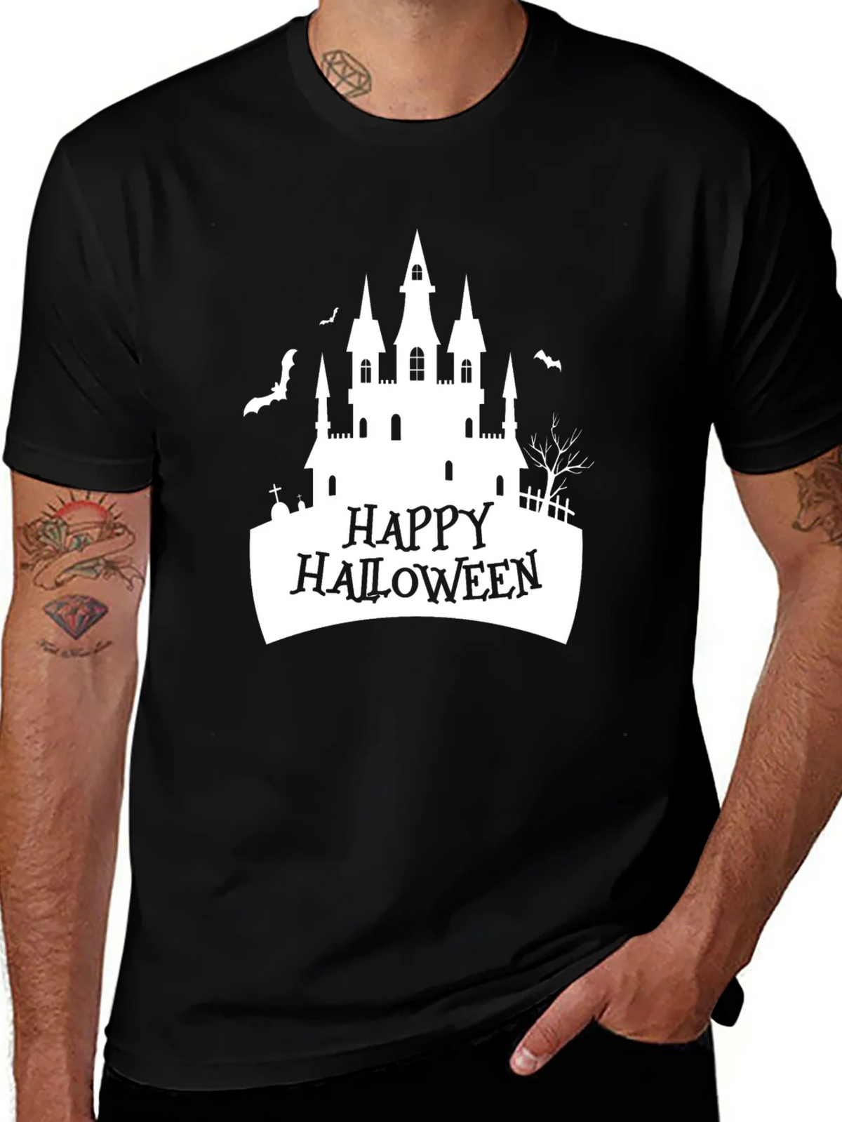 Happy Halloween Castle T-Shirt product image 1