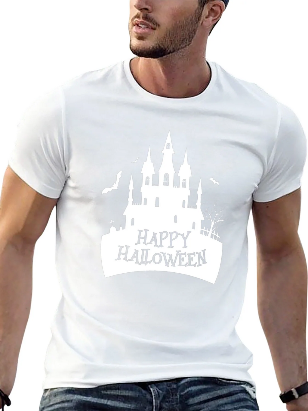 Happy Halloween Castle T-Shirt product image 4