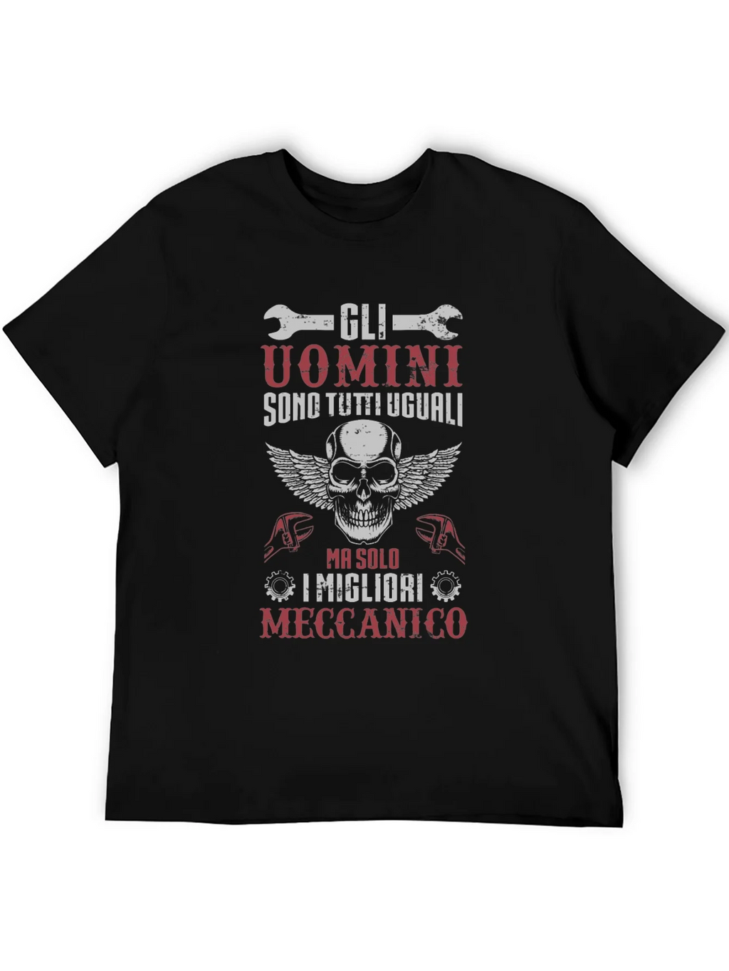Mechanic Skull Winged T-Shirt - Gli Uomini Sono Tutti Uguali product image 8