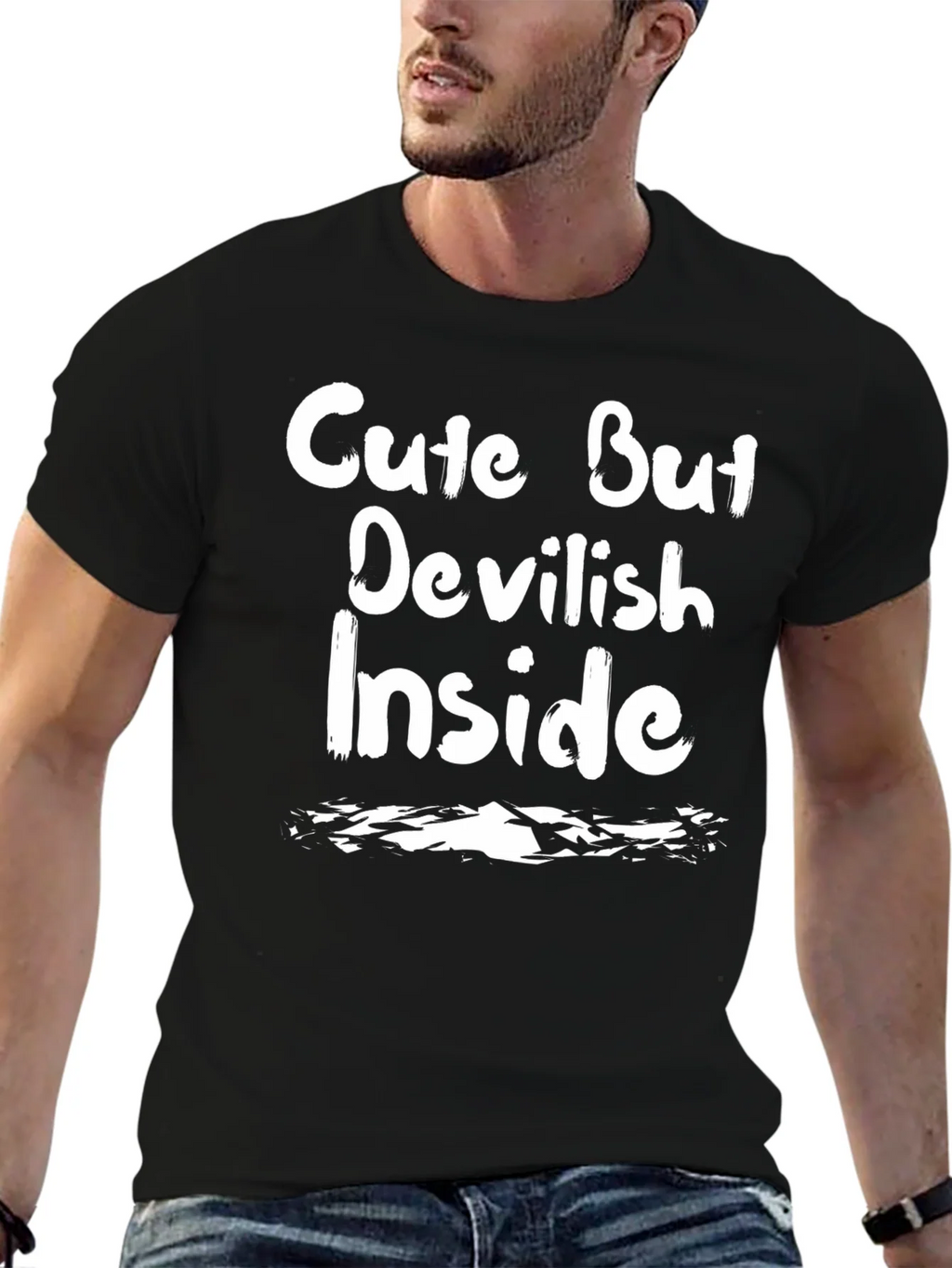Cute But Devilish Inside Graphic T-Shirt product image 6