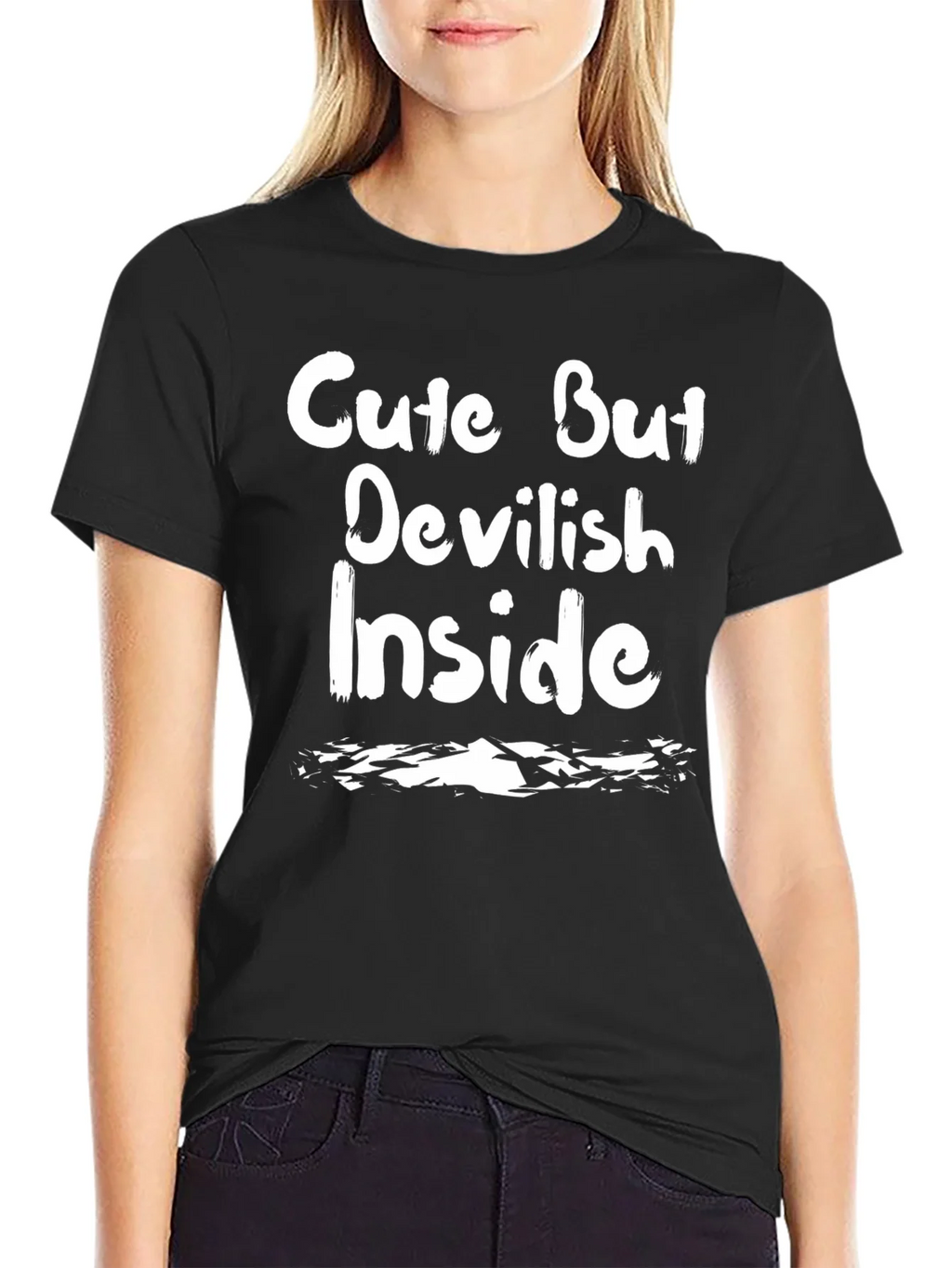 Cute But Devilish Inside Graphic T-Shirt product image 4