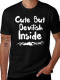 Cute But Devilish Inside Graphic T-Shirt product image 1
