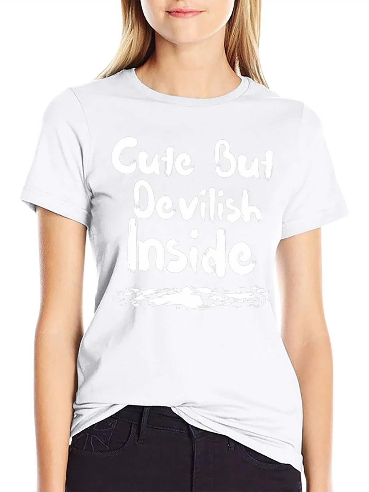 Cute But Devilish Inside Graphic T-Shirt product image 8