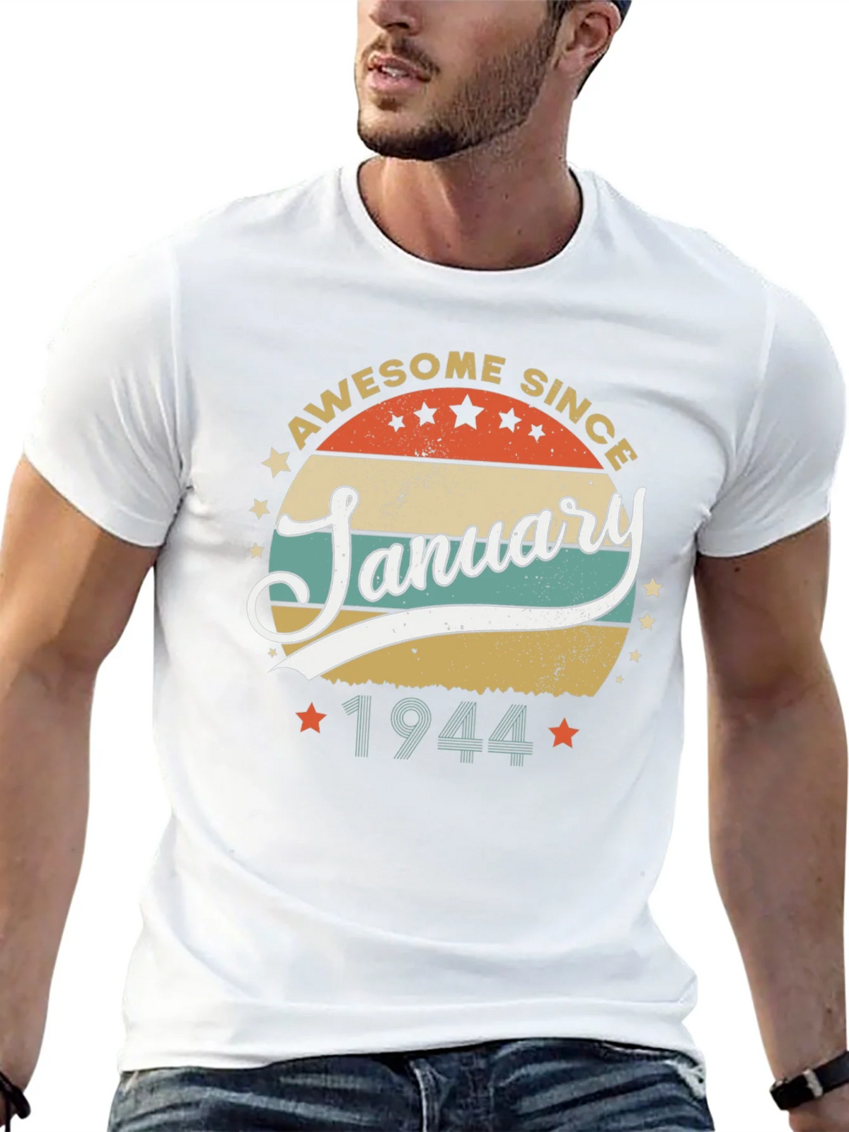 Awesome Since January 1944 T-Shirt product image 4