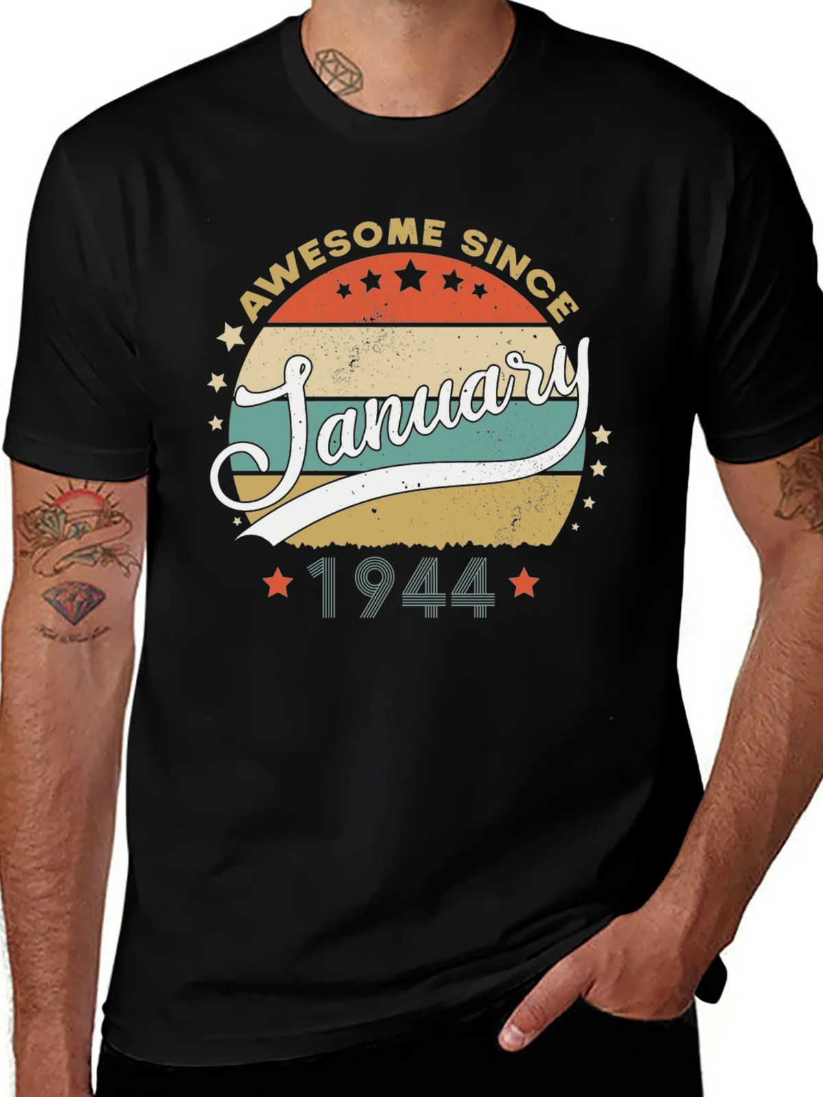 Awesome Since January 1944 T-Shirt product image 1