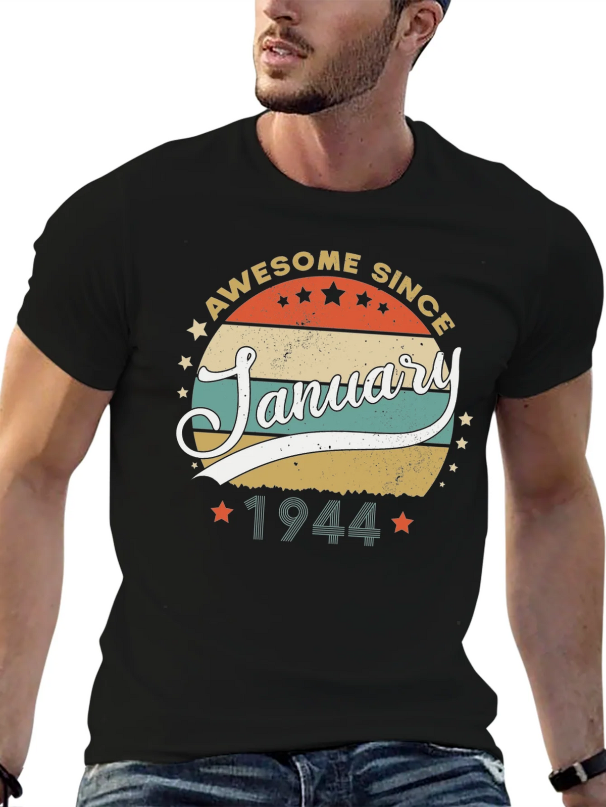 Awesome Since January 1944 T-Shirt product image 9