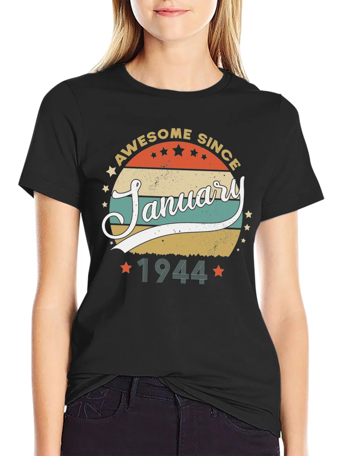 Awesome Since January 1944 T-Shirt product image 5