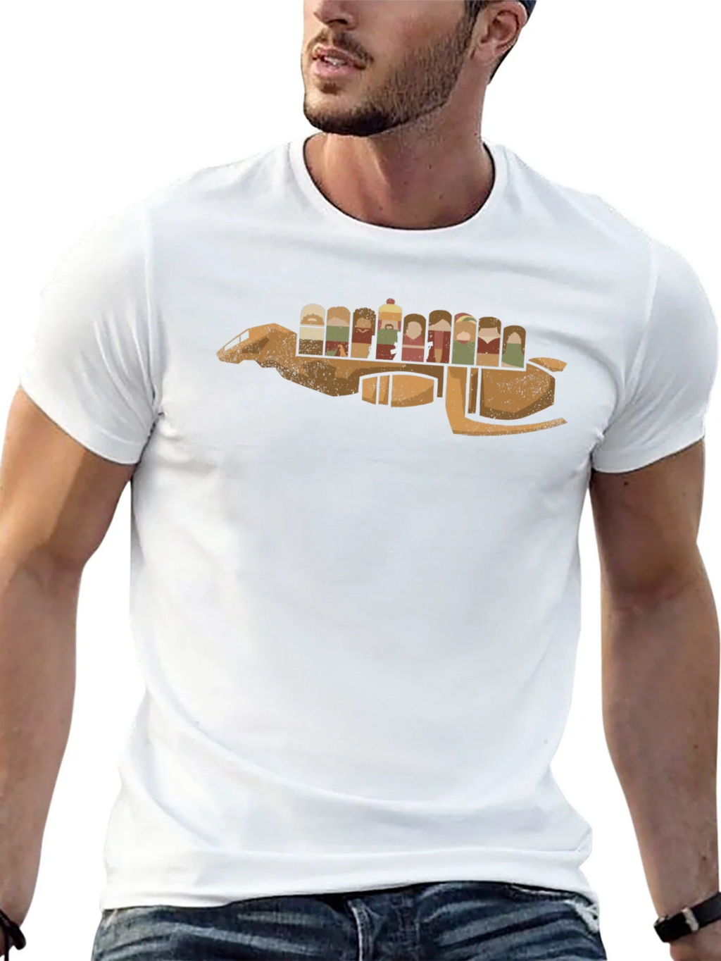 Adventure Time Crew Black T-Shirt product image 4