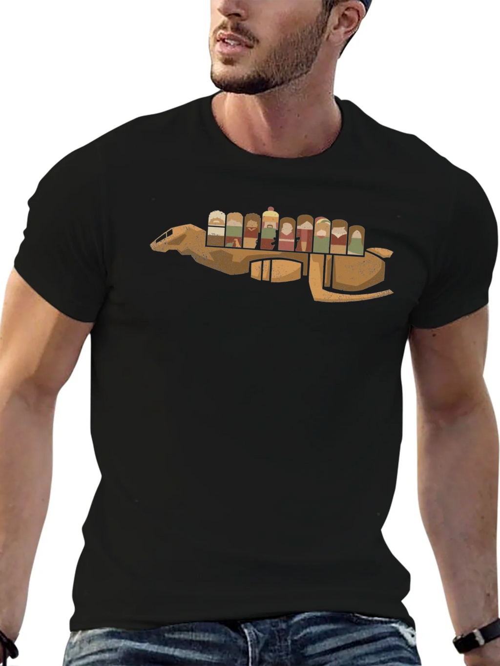Adventure Time Crew Black T-Shirt product image 9