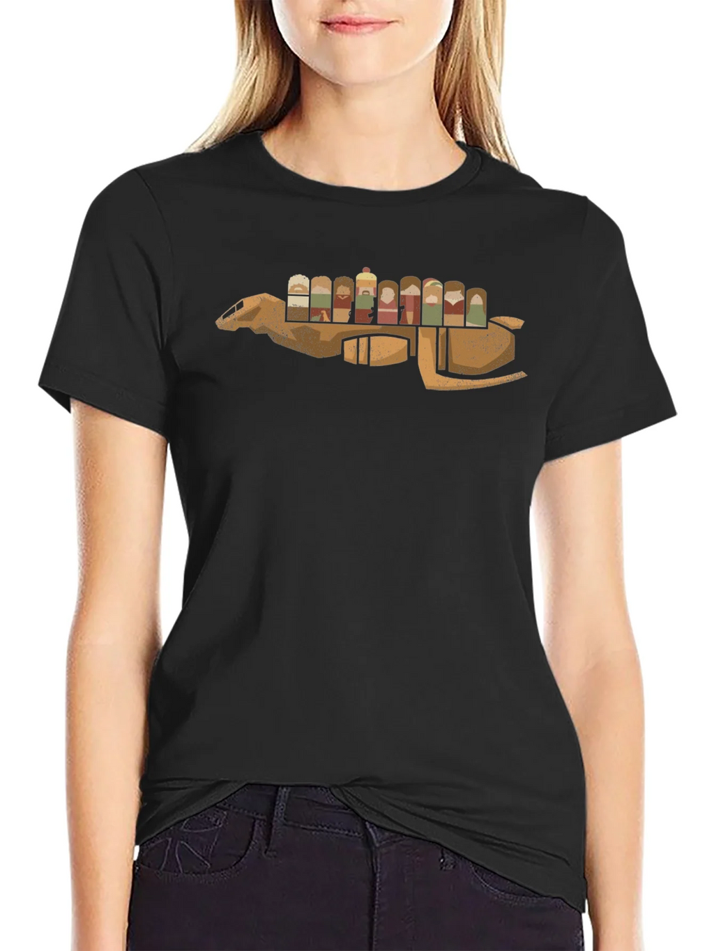 Adventure Time Crew Black T-Shirt product image 5