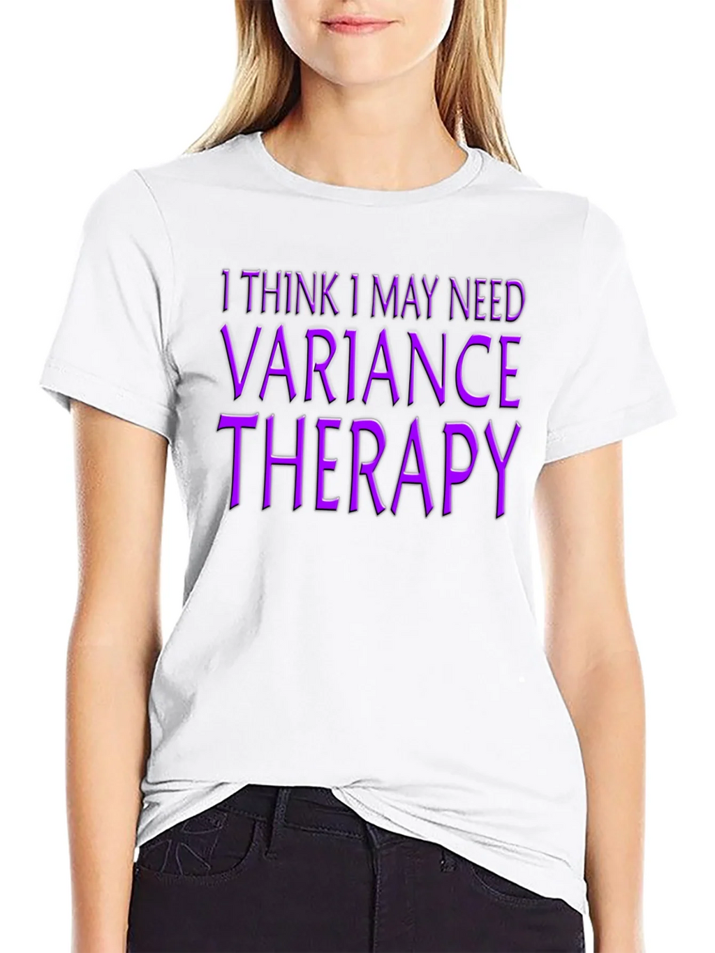Variance Therapy T-Shirt - Black Novelty Tee product image 11