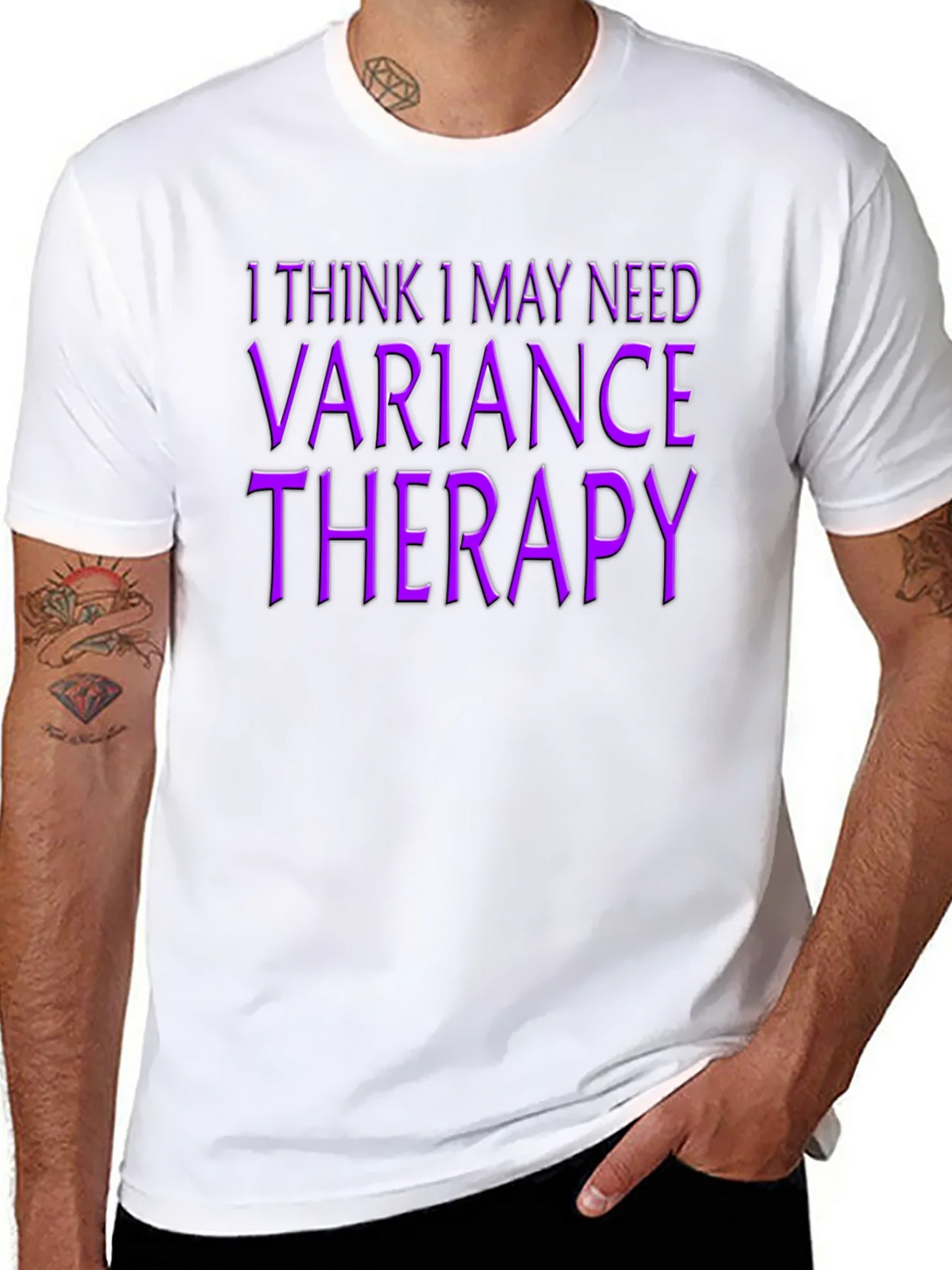 Variance Therapy T-Shirt - Black Novelty Tee product image 10