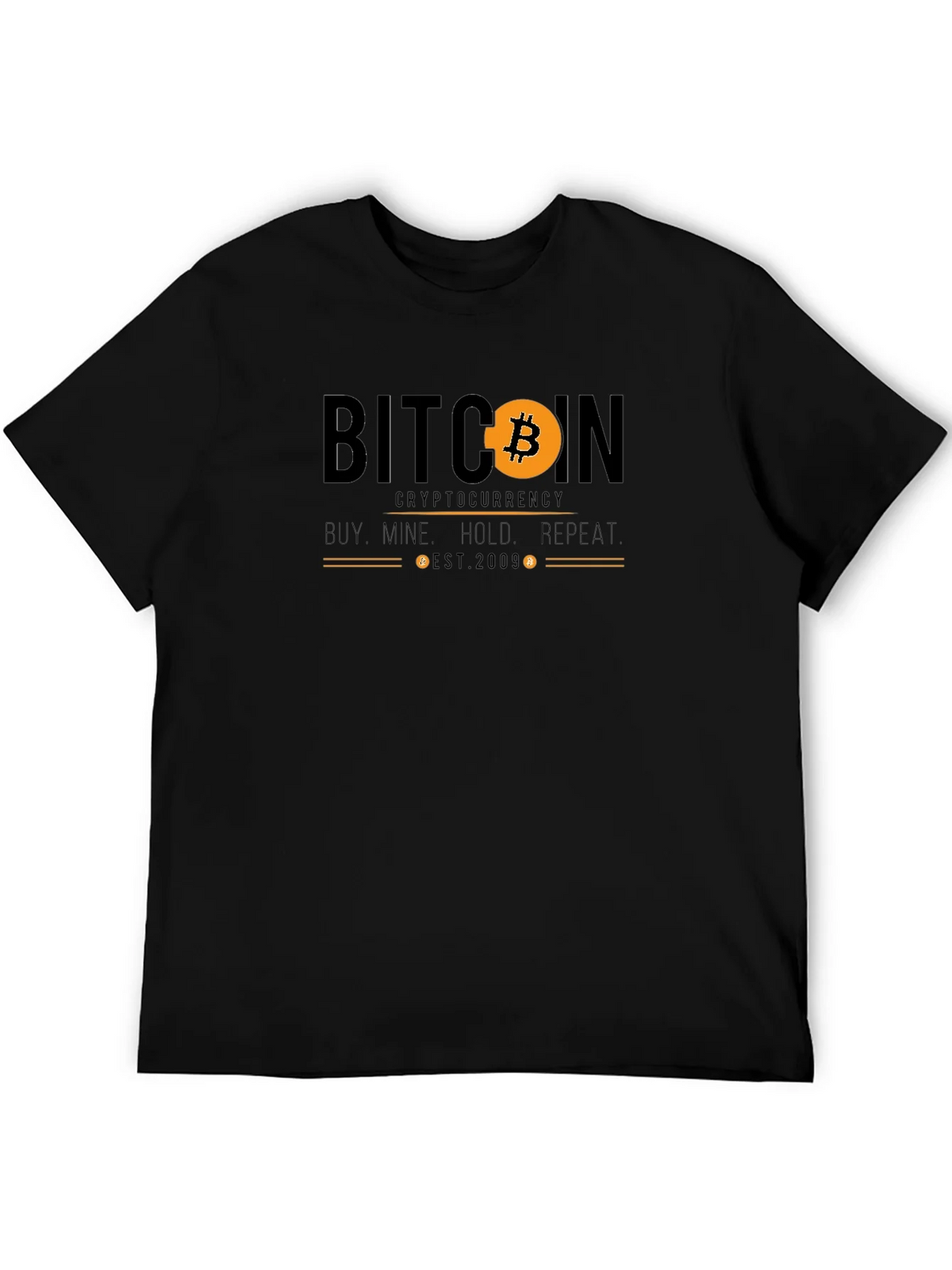 Bitcoin Cryptocurrency Graphic T-Shirt product image 2