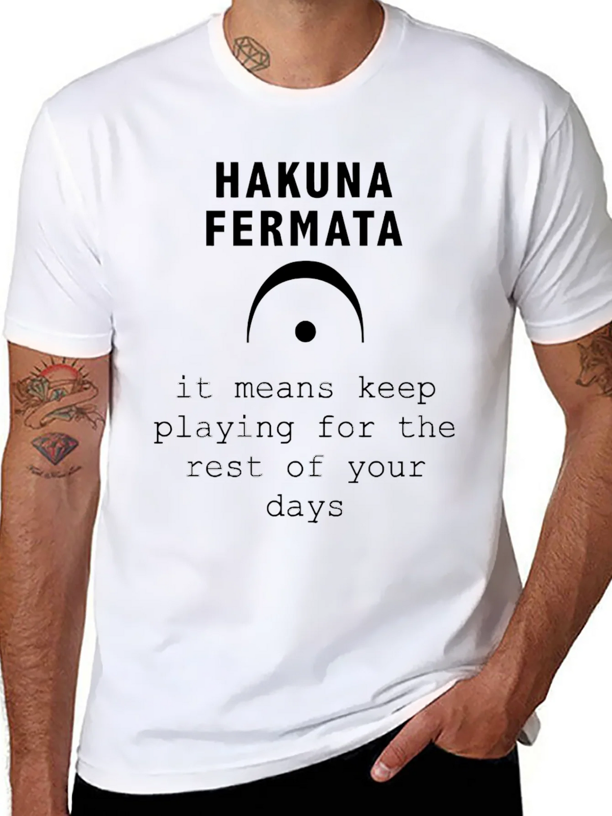 Hakuna Fermata Music T-Shirt product image 10