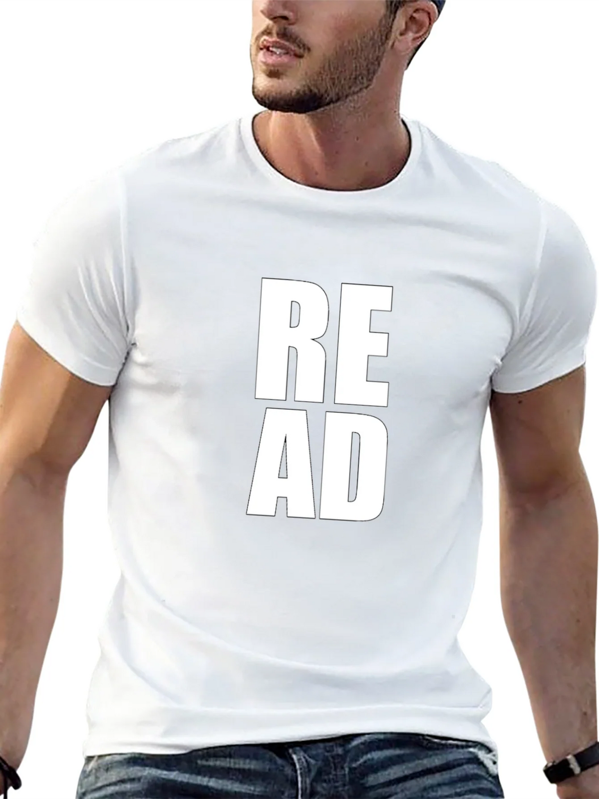 Read Graphic T-Shirt - Black Cotton Tee product image 4