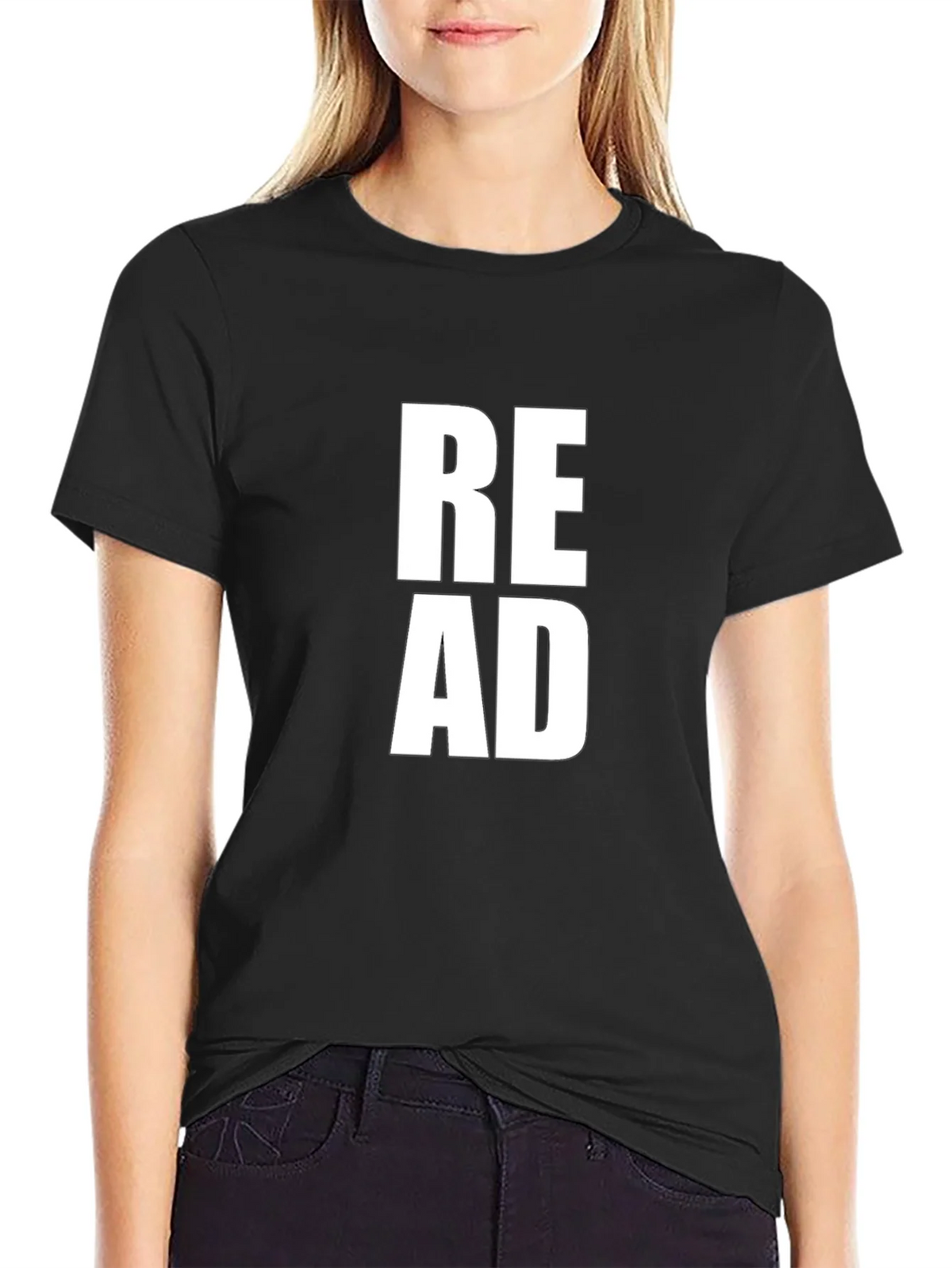 Read Graphic T-Shirt - Black Cotton Tee product image 5