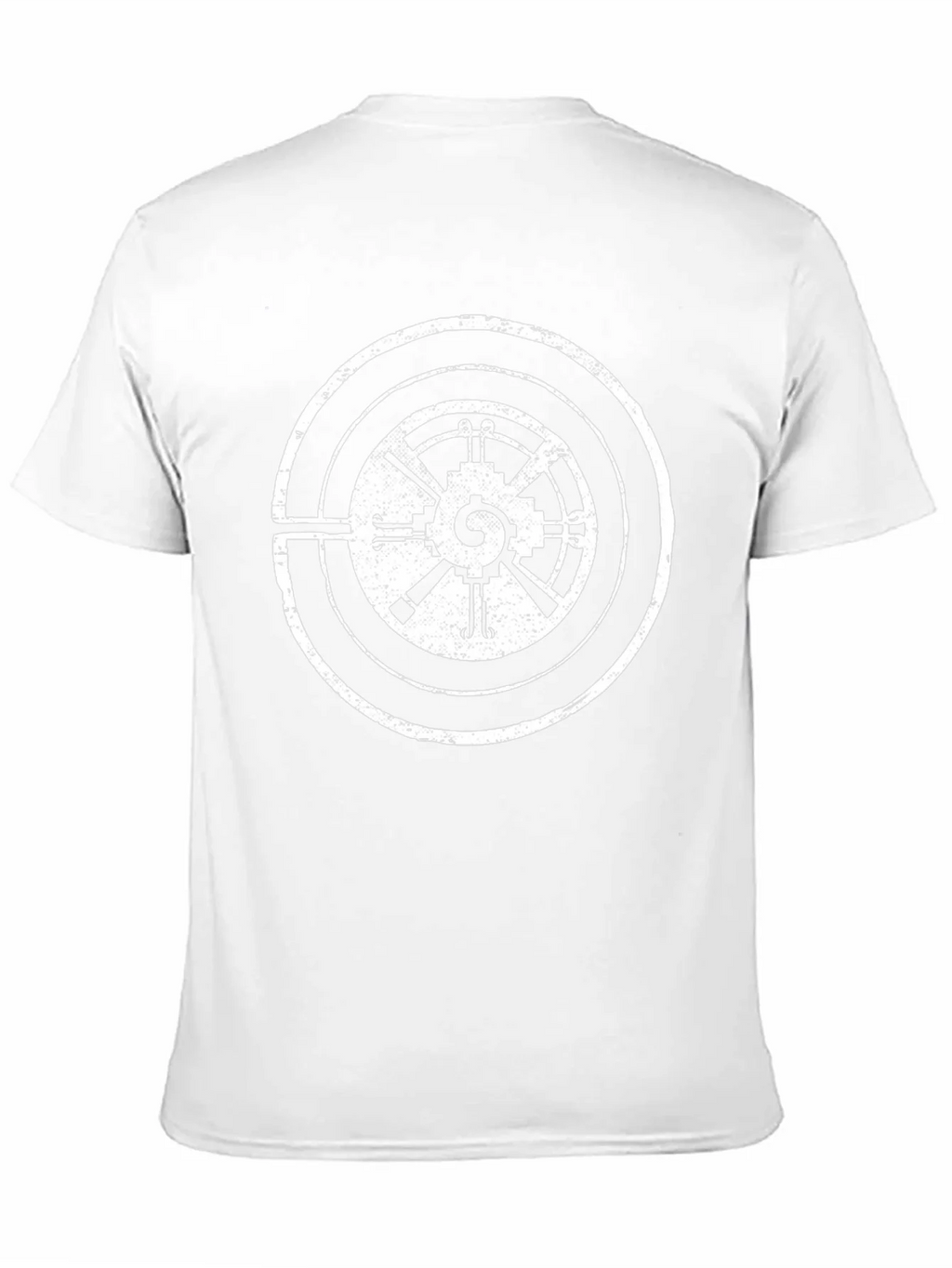 Geometric Graphic Tee - Black Cotton T-Shirt product image 2