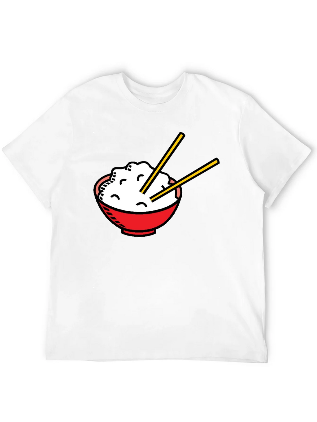 Rice Bowl Graphic T-Shirt - Unisex Asian Food Tee product image 3