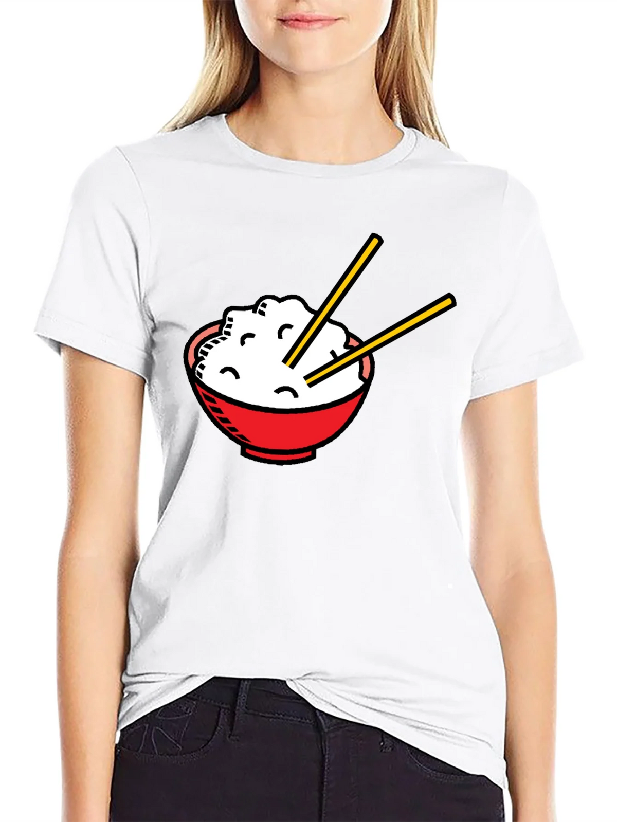 Rice Bowl Graphic T-Shirt - Unisex Asian Food Tee product image 11