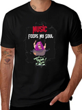 Music Feeds My Soul T-Shirt | Unique Graphic Tee product image 1