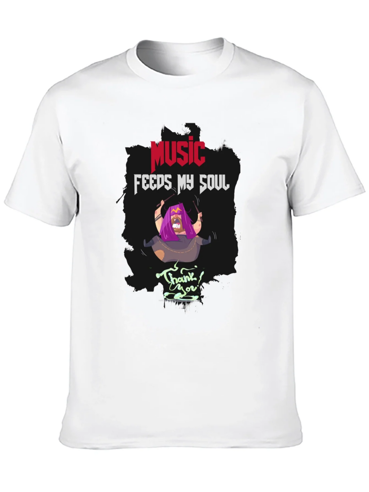 Music Feeds My Soul T-Shirt | Unique Graphic Tee product image 12