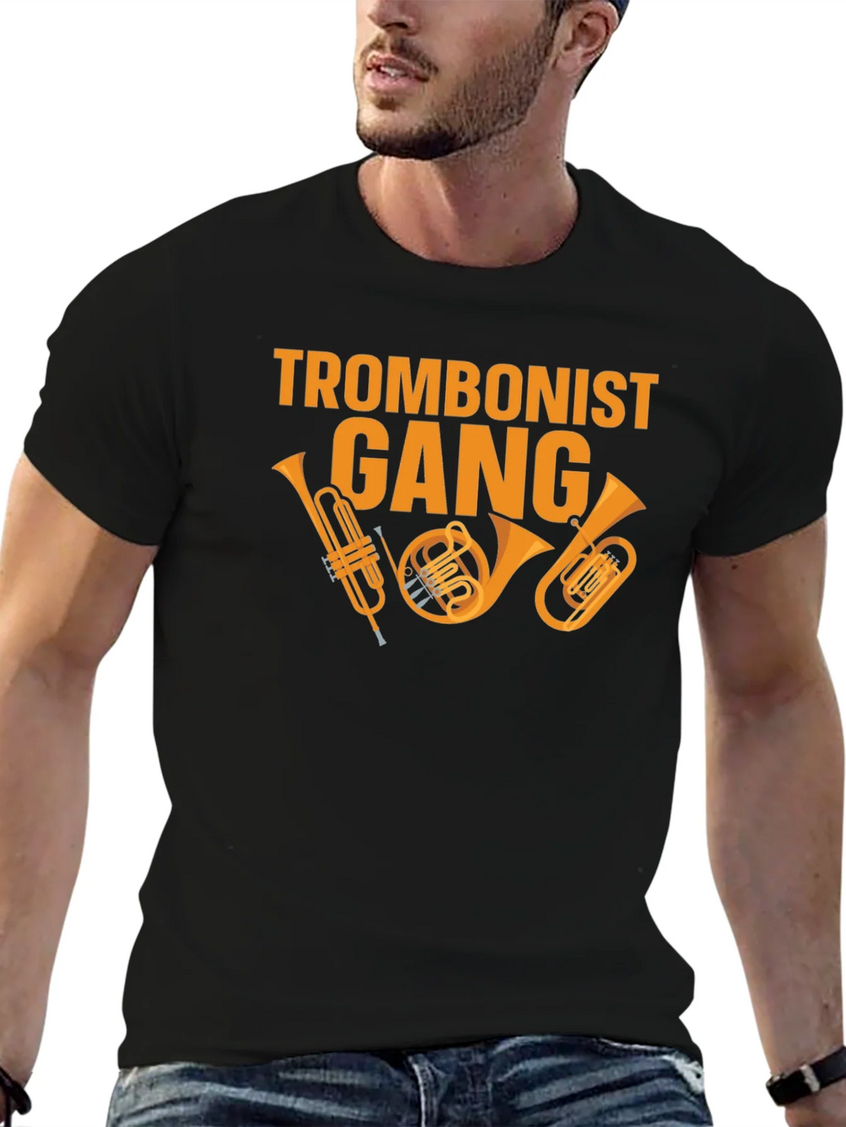 Trombonist Gang Graphic Tee - Musician T-Shirt product image 9