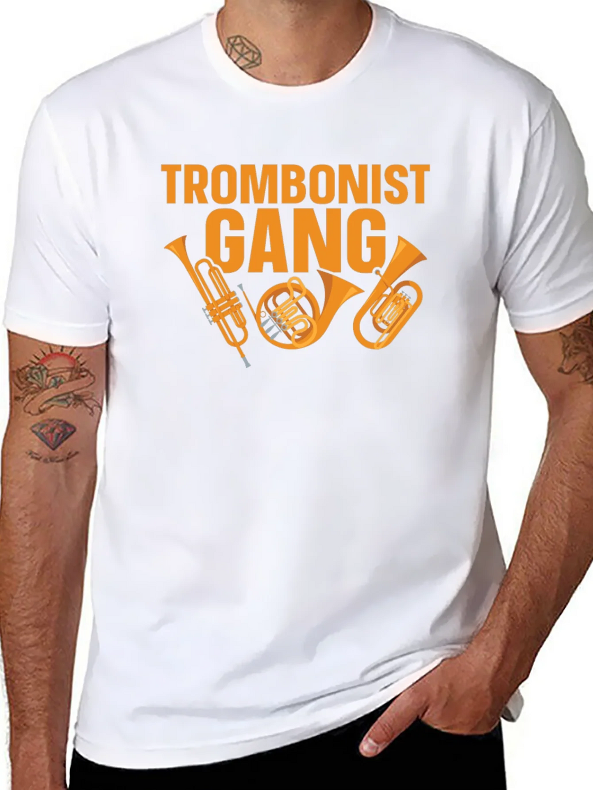 Trombonist Gang Graphic Tee - Musician T-Shirt product image 10