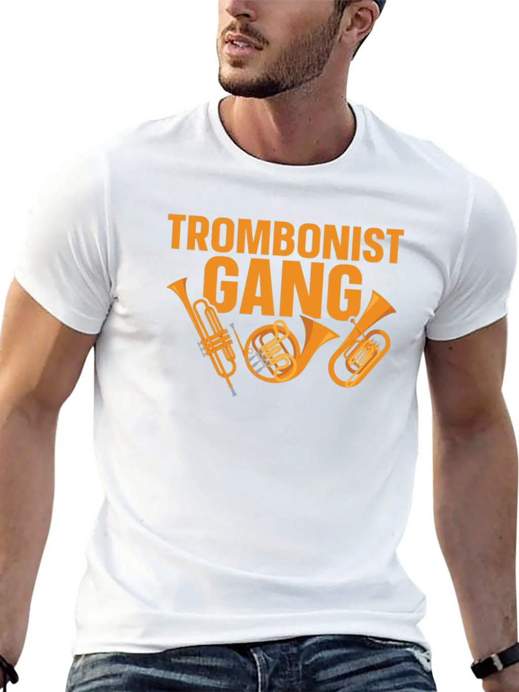Trombonist Gang Graphic Tee - Musician T-Shirt product image 4