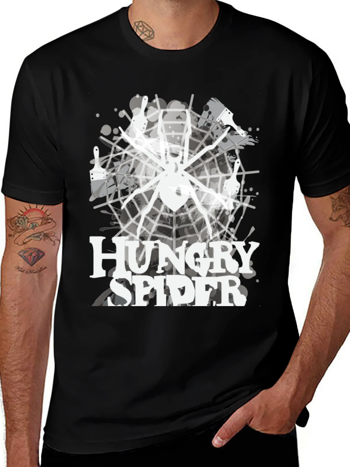 Hungry Spider Graphic Tee - Unique Design product image 1