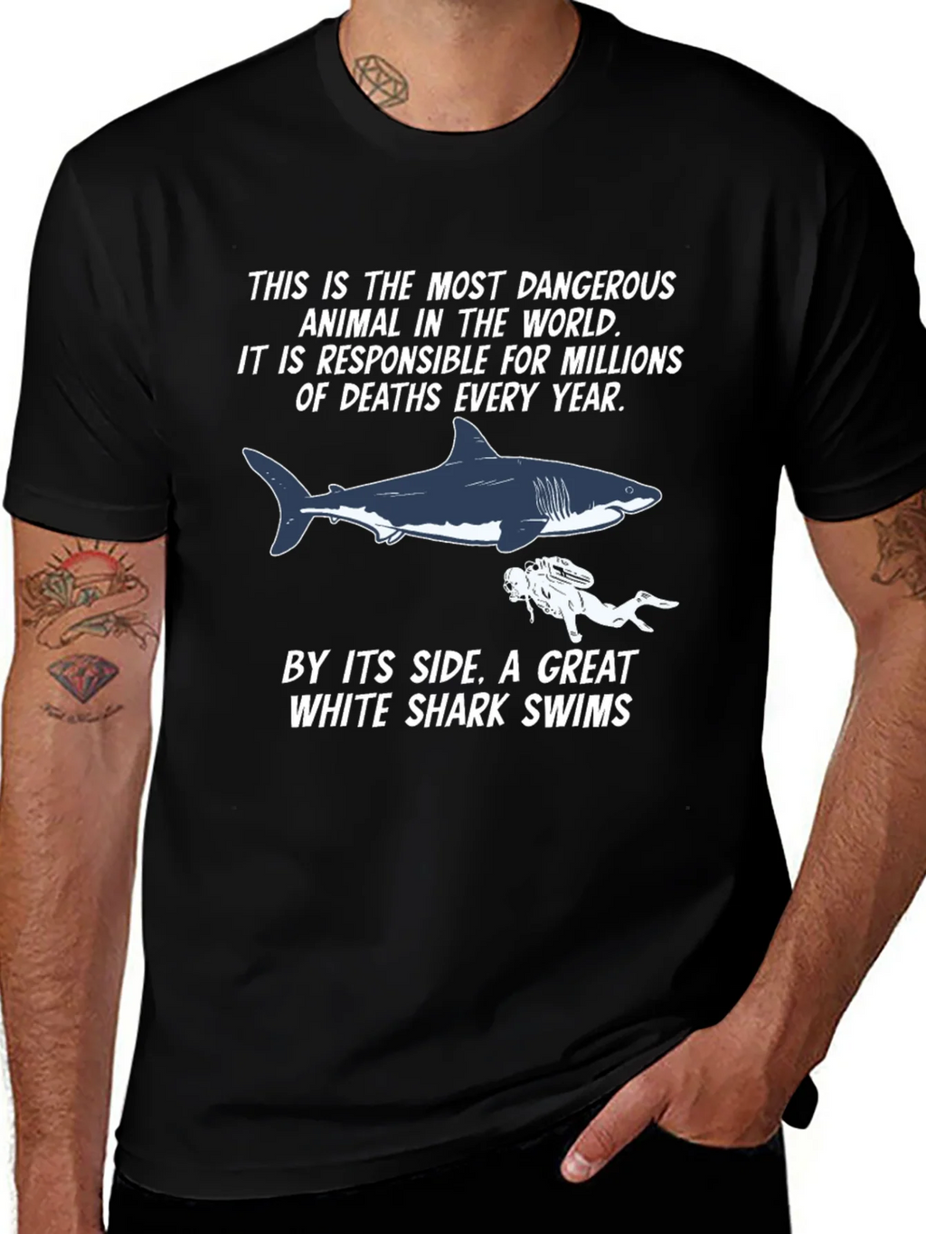 Dangerous Animal Shark T-Shirt product image 1