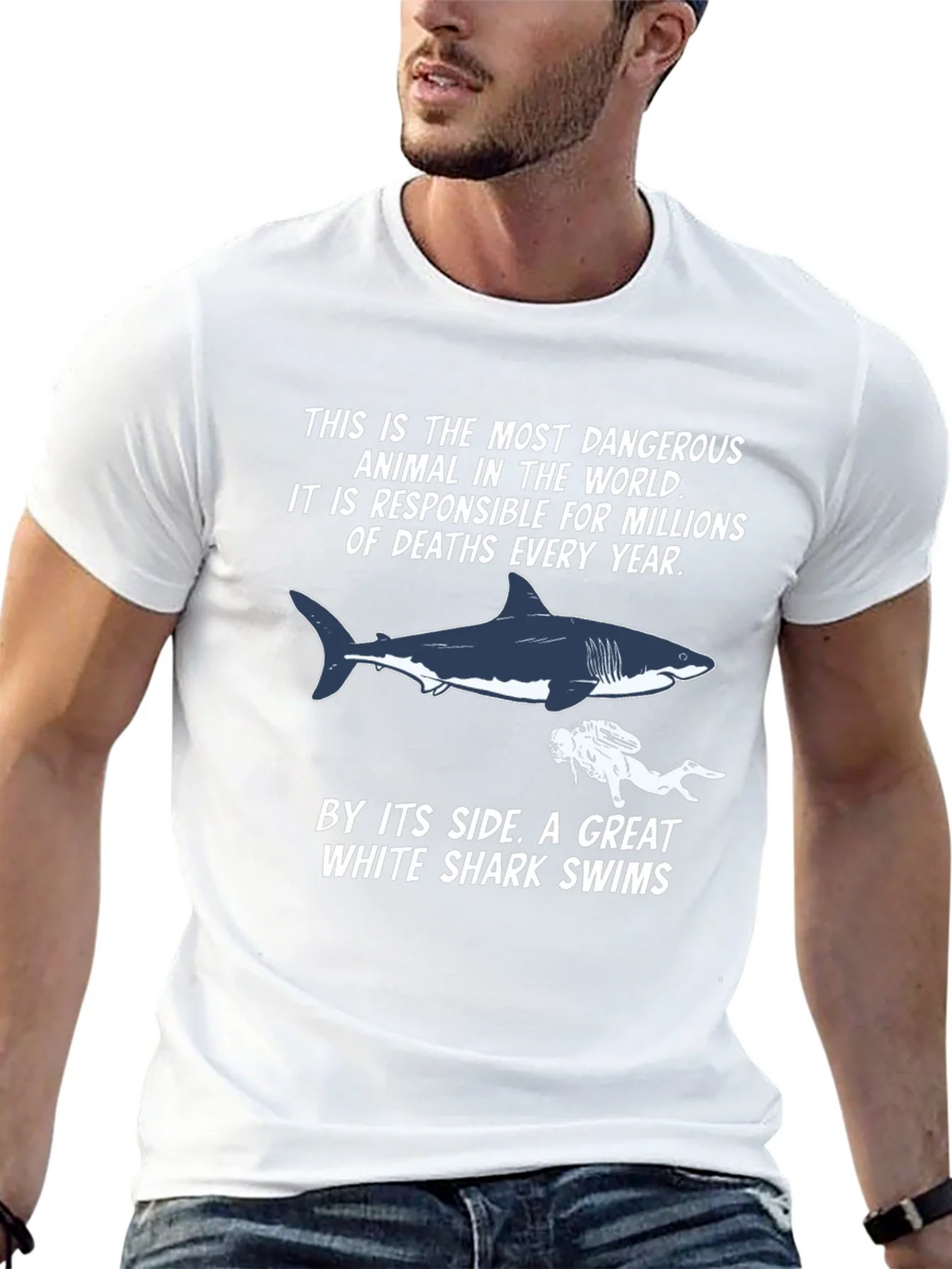 Dangerous Animal Shark T-Shirt product image 4