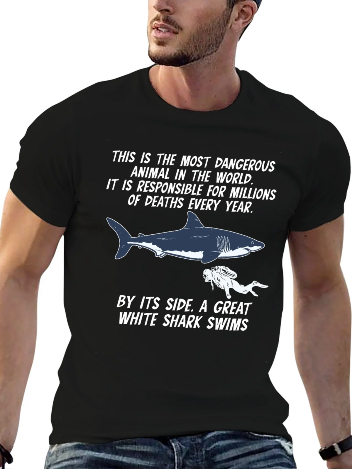 Dangerous Animal Shark T-Shirt product image 9