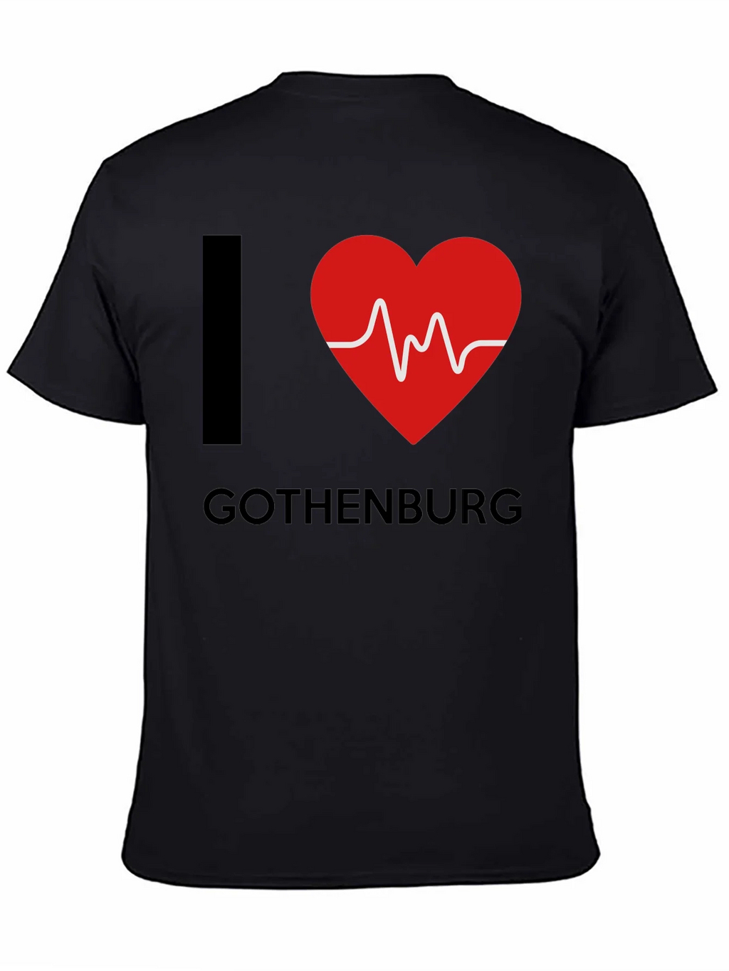 I Heart Gothenburg Black T-Shirt product image 7