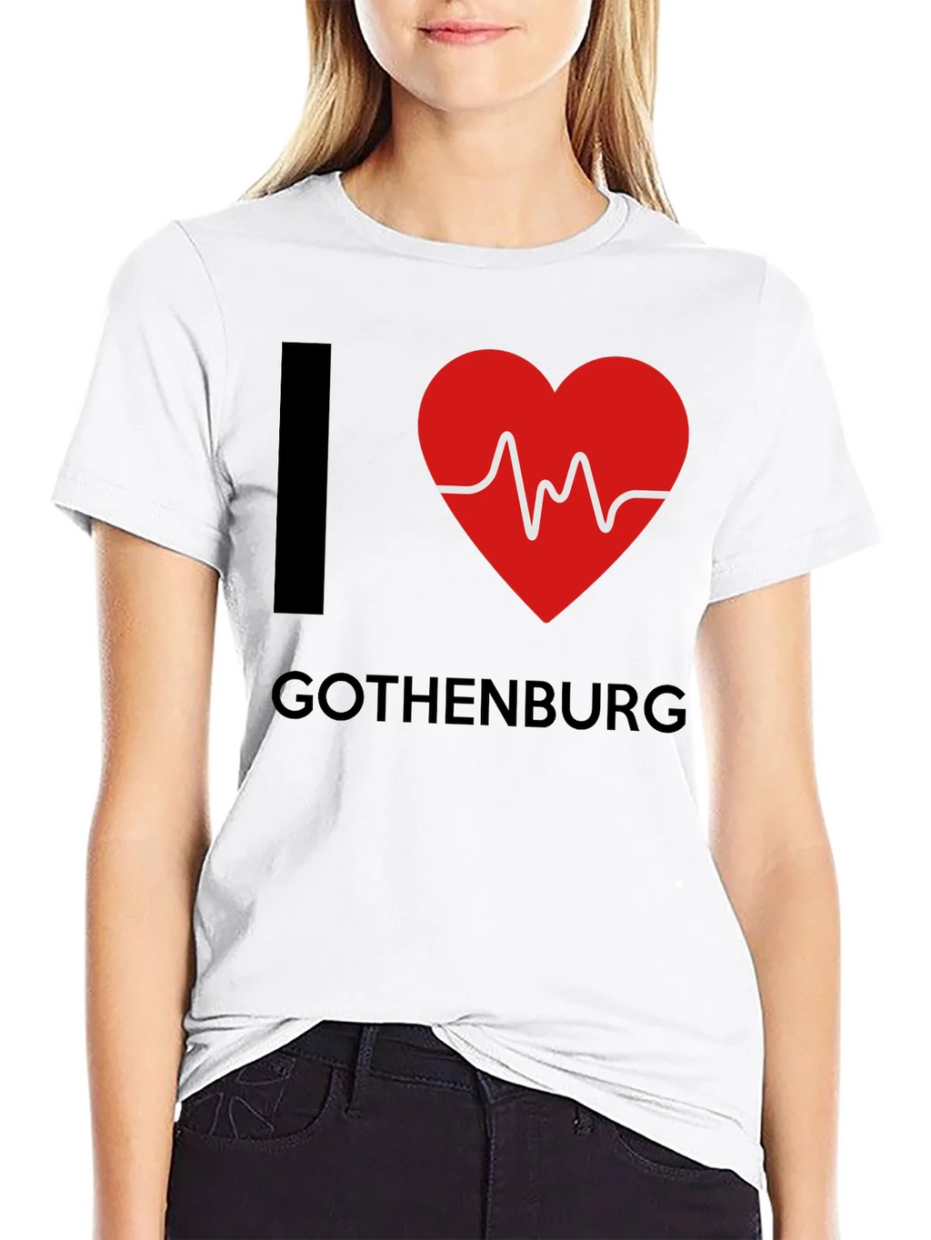 I Heart Gothenburg Black T-Shirt product image 11