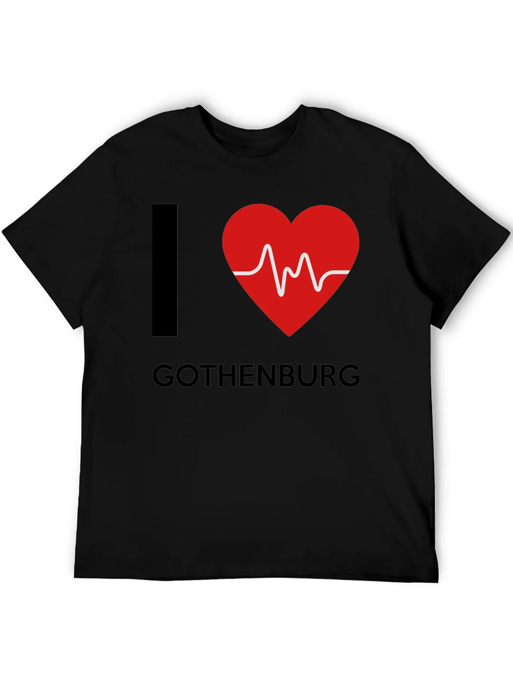 I Heart Gothenburg Black T-Shirt product image 8