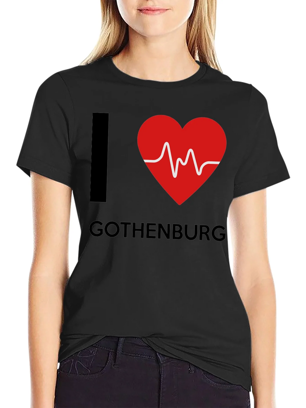 I Heart Gothenburg Black T-Shirt product image 5