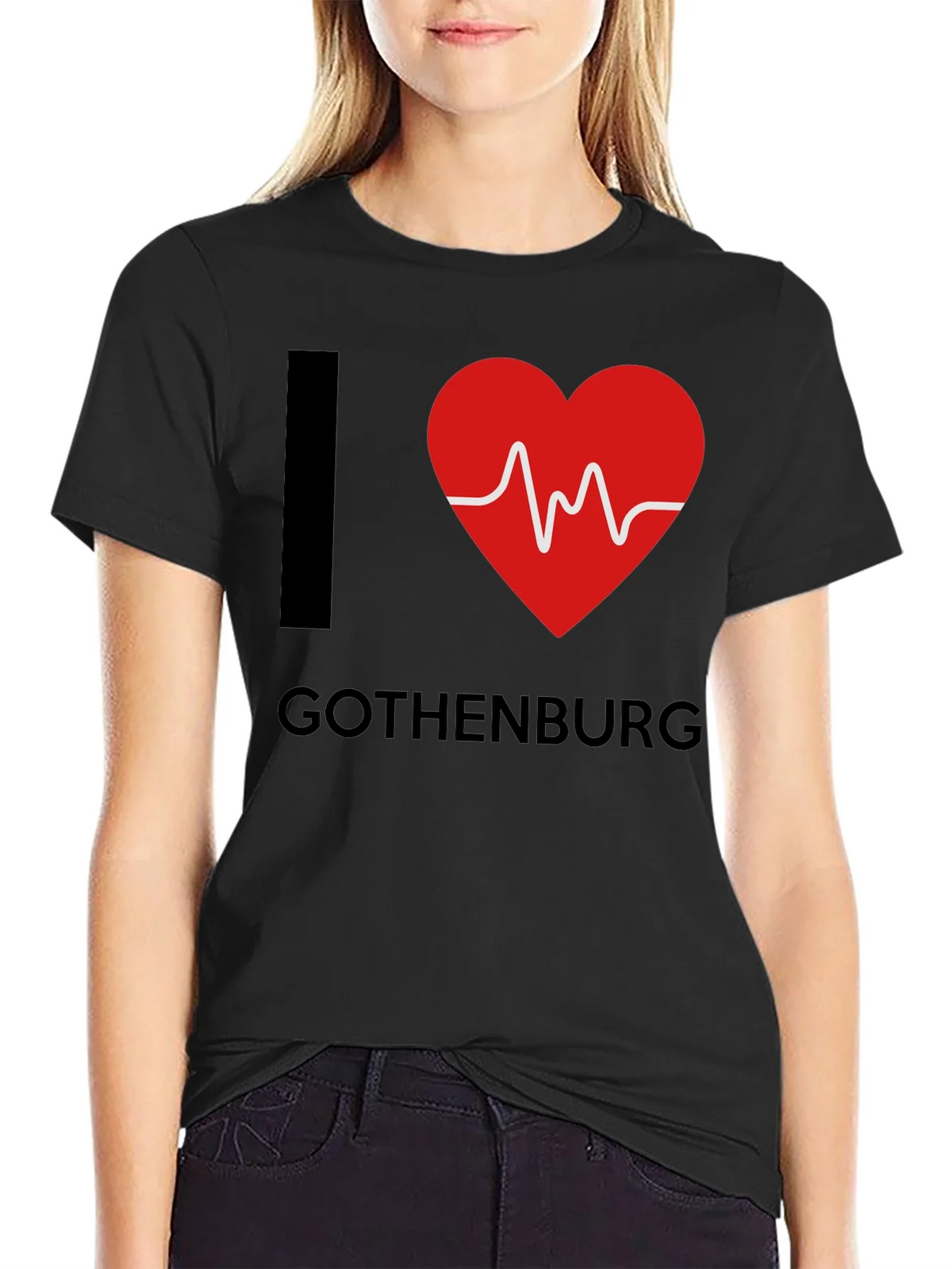 I Heart Gothenburg Black T-Shirt product image 5