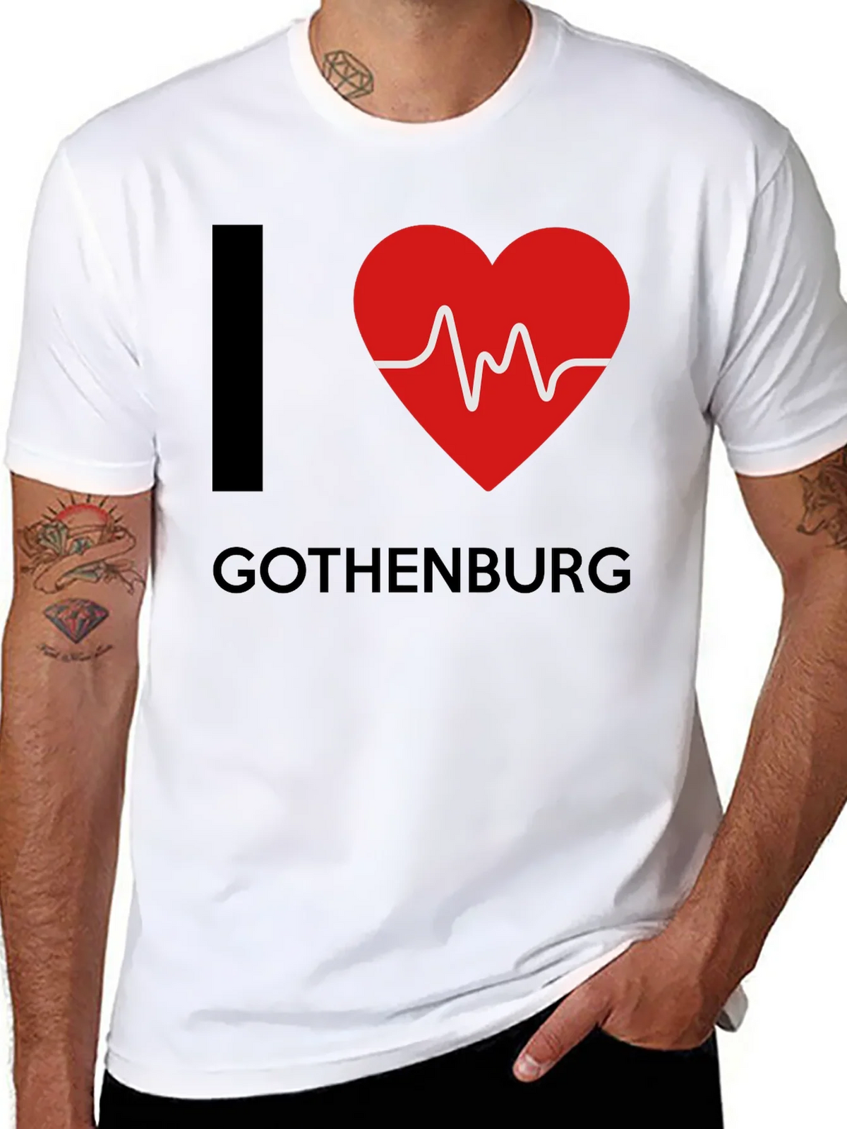 I Heart Gothenburg Black T-Shirt product image 10