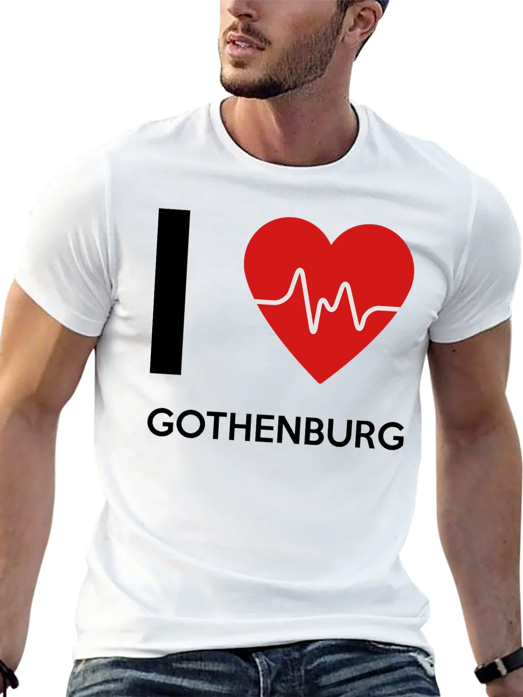 I Heart Gothenburg Black T-Shirt product image 4