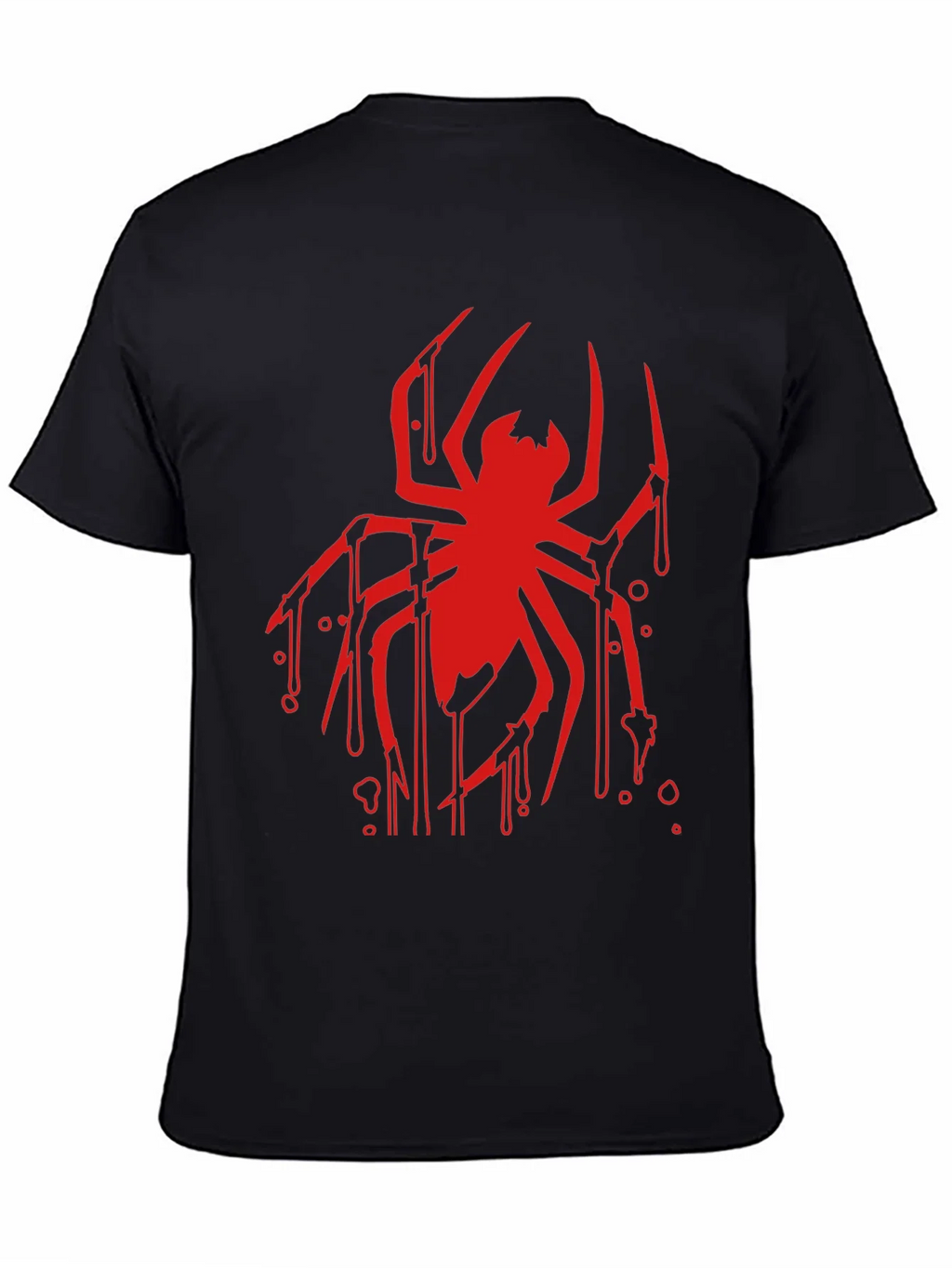 Red Spider Graphic Black T-Shirt product image 7