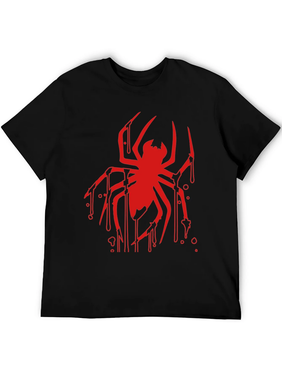 Red Spider Graphic Black T-Shirt product image 8