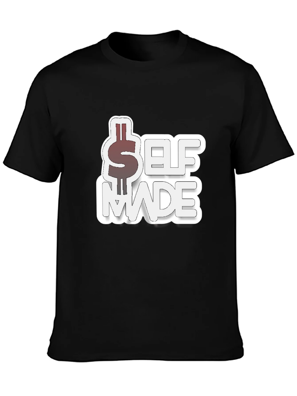 Self Made Black Graphic T-Shirt product image 6