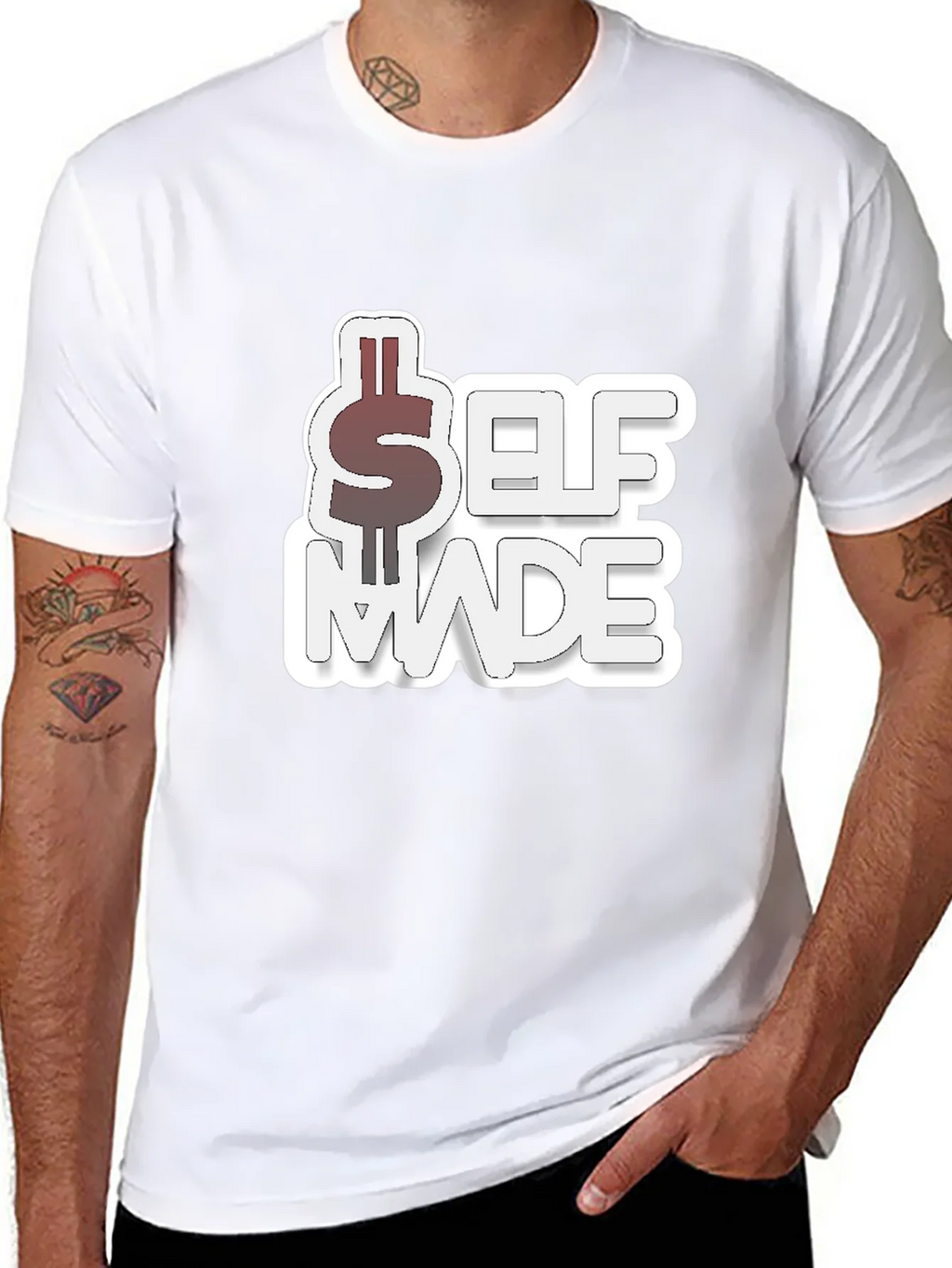 Self Made Black Graphic T-Shirt product image 10