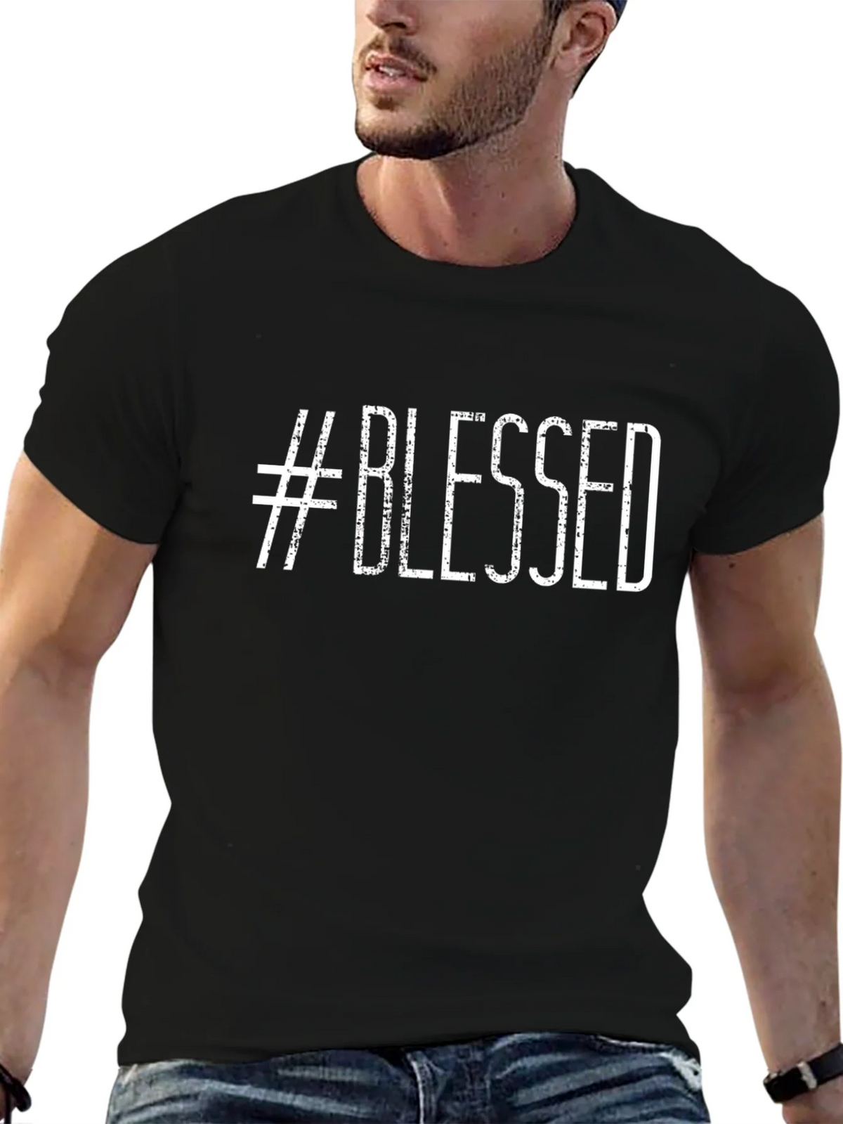 #Blessed Graphic Tee - Stylish Unisex T-Shirt product image 9