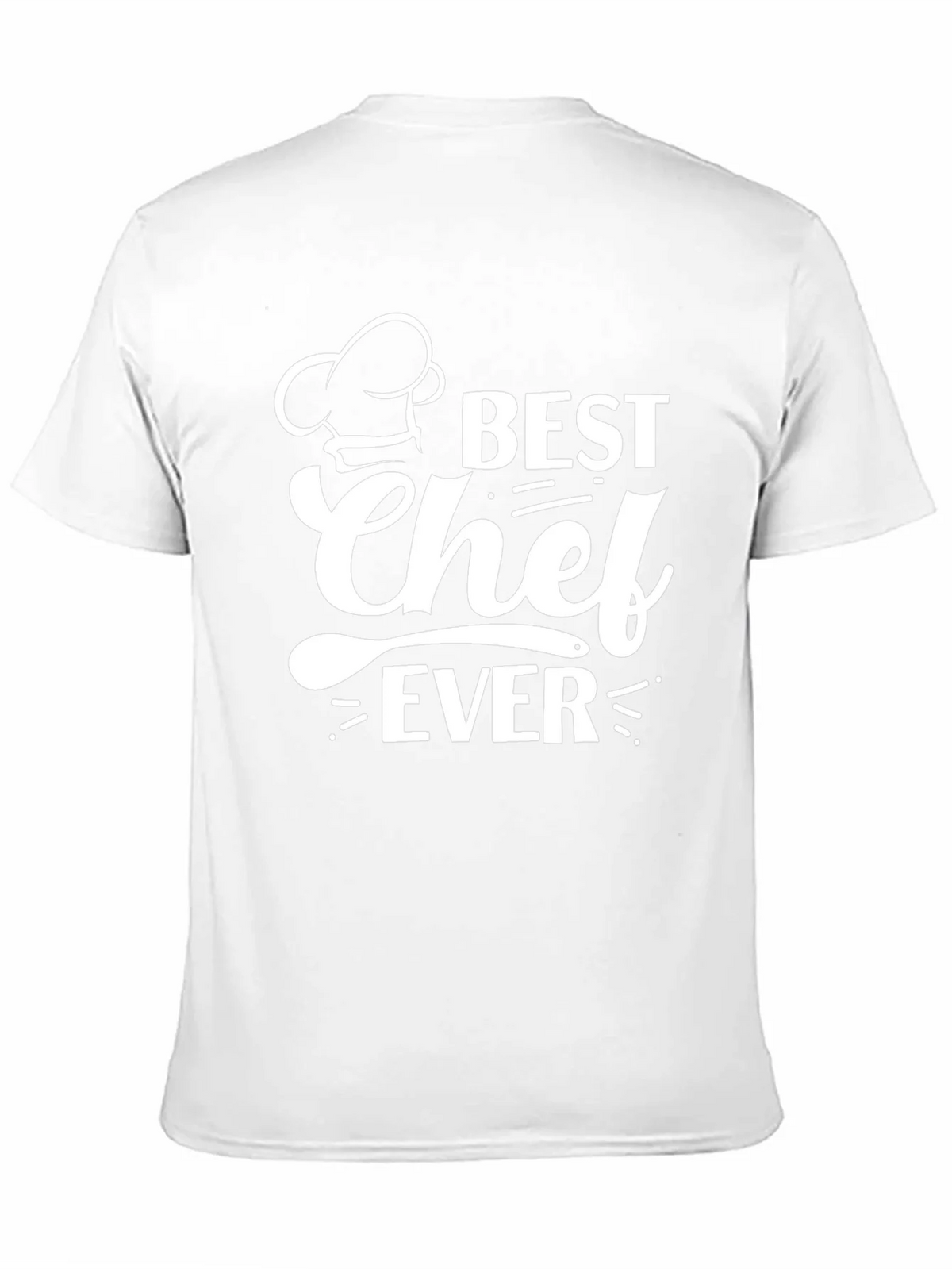 Best Chef Ever T-Shirt - Black Cotton Graphic Tee product image 2