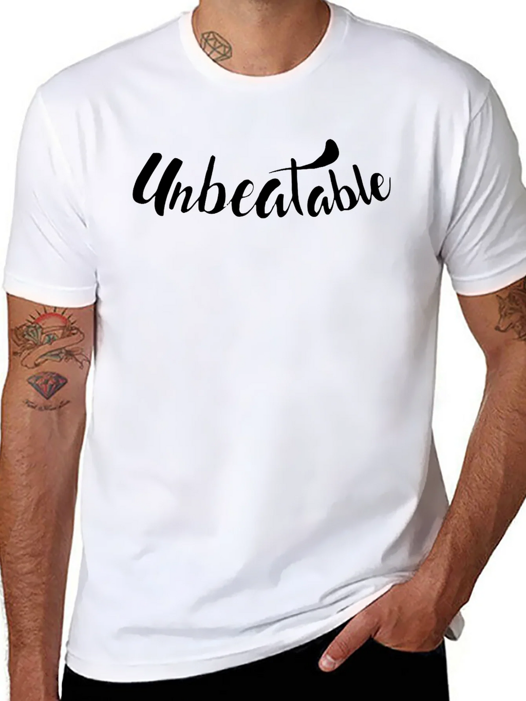 Unbeatable Black Graphic Tee - Stylish Casual Wear product image 10
