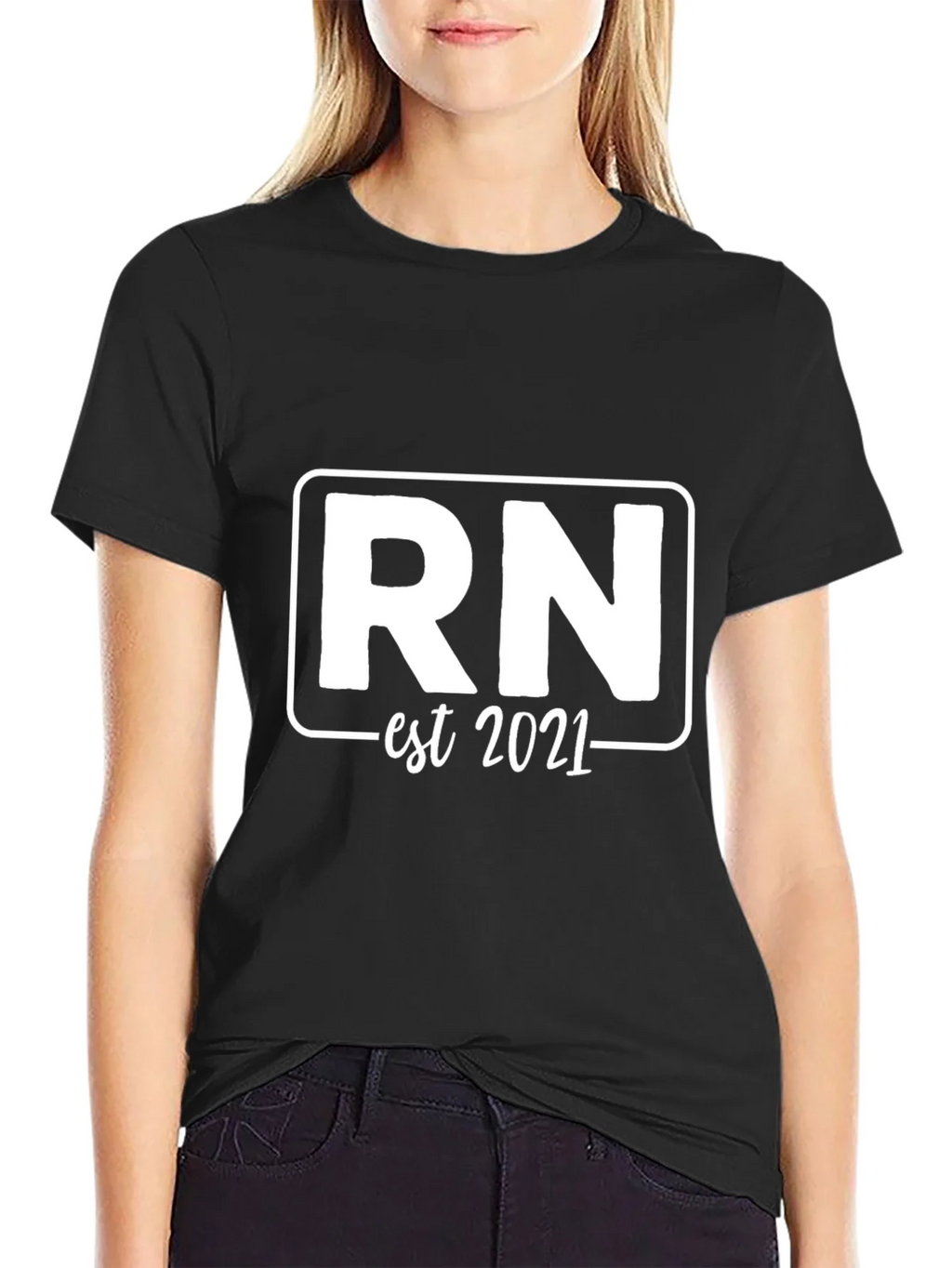 RN Est 2021 T-Shirt Registered Nurse Shirt product image 5